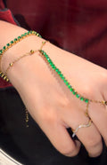 Emerald Tennis Handchain