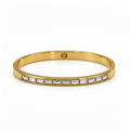 Sleek Moissanite Bangle