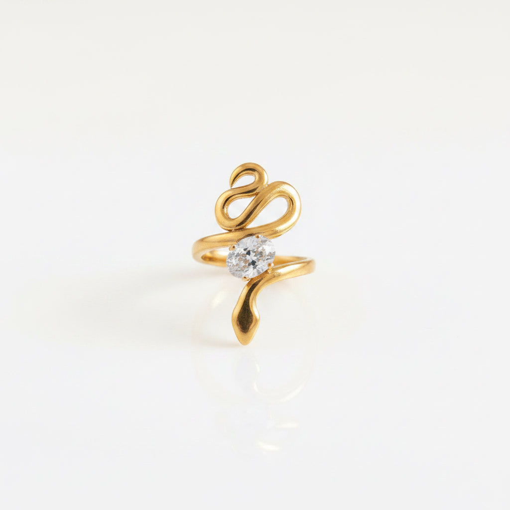 Snake Crystal Ring