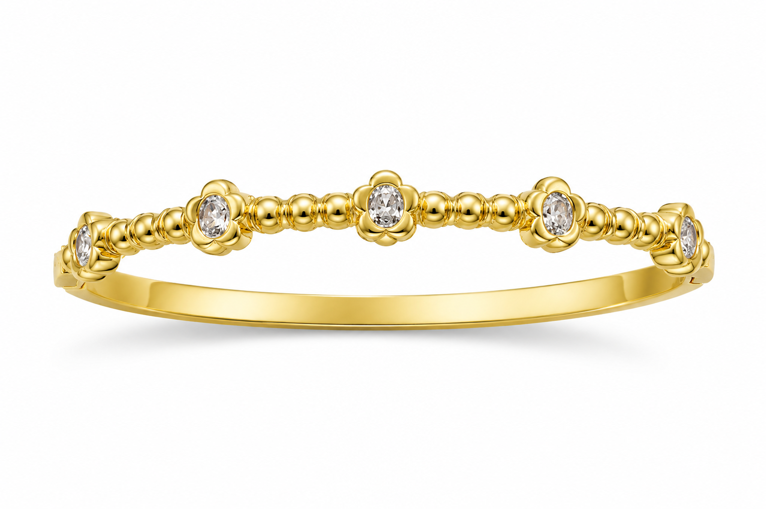 Triple Bloom Bangle