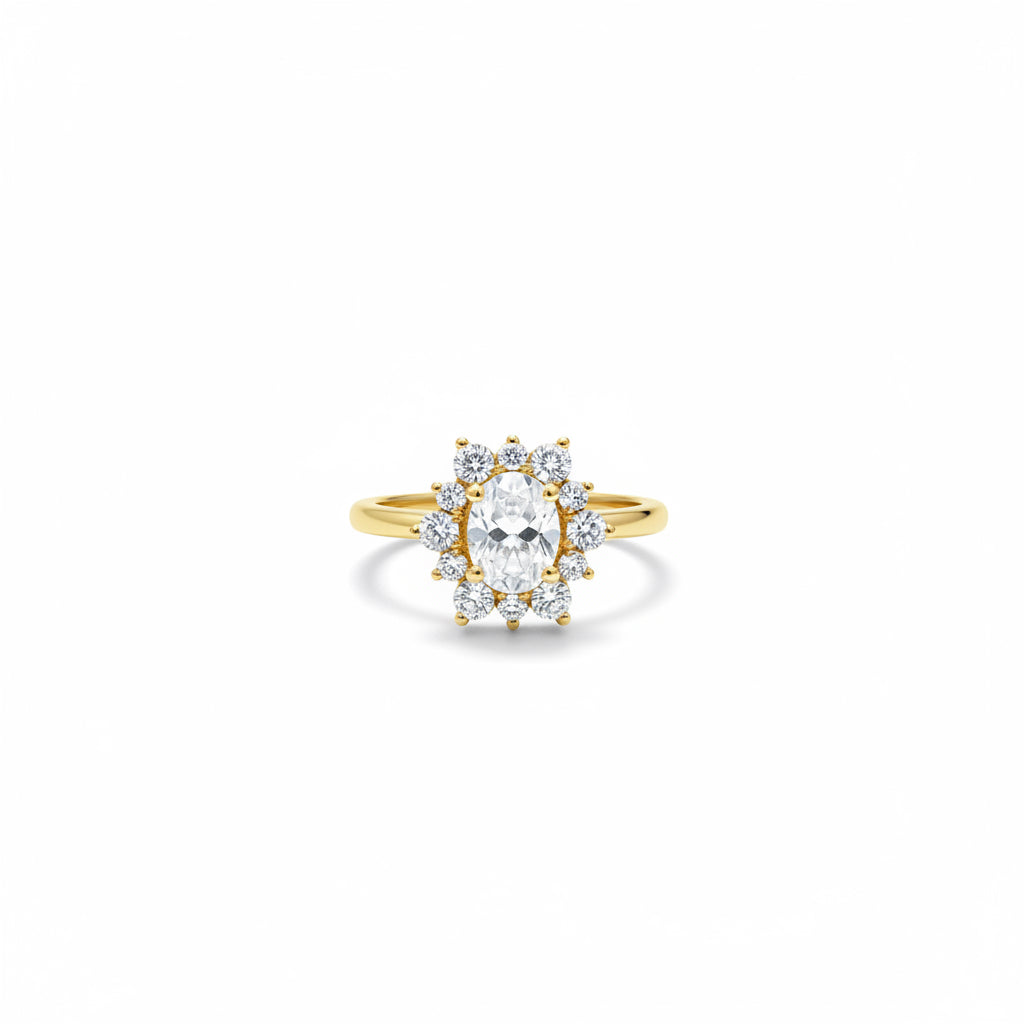 White Stone Ring