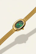 Oval Classic Vintage Watch (Emerald Green)