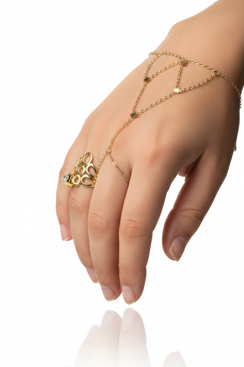 Sparkle Triangle Handchain