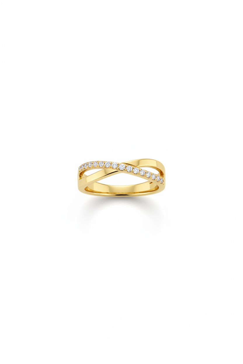 Infinity Ring 18k Gold Plated