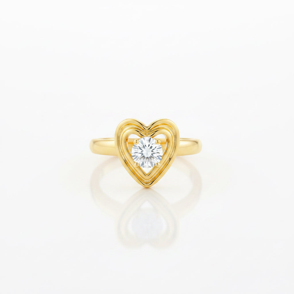 Heart Stone Ring
