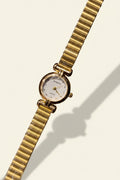 Round Classic Vintage Watch (White)