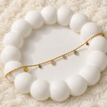 Tiny Beaded Gem Bracelet
