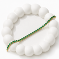 Emerald Green Stone Bracelet