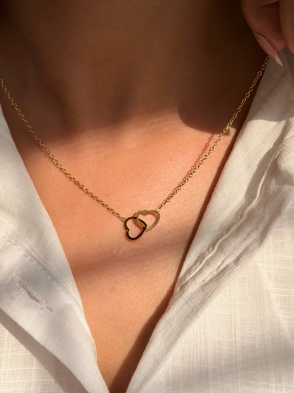 Interlocking Heart Neckchain