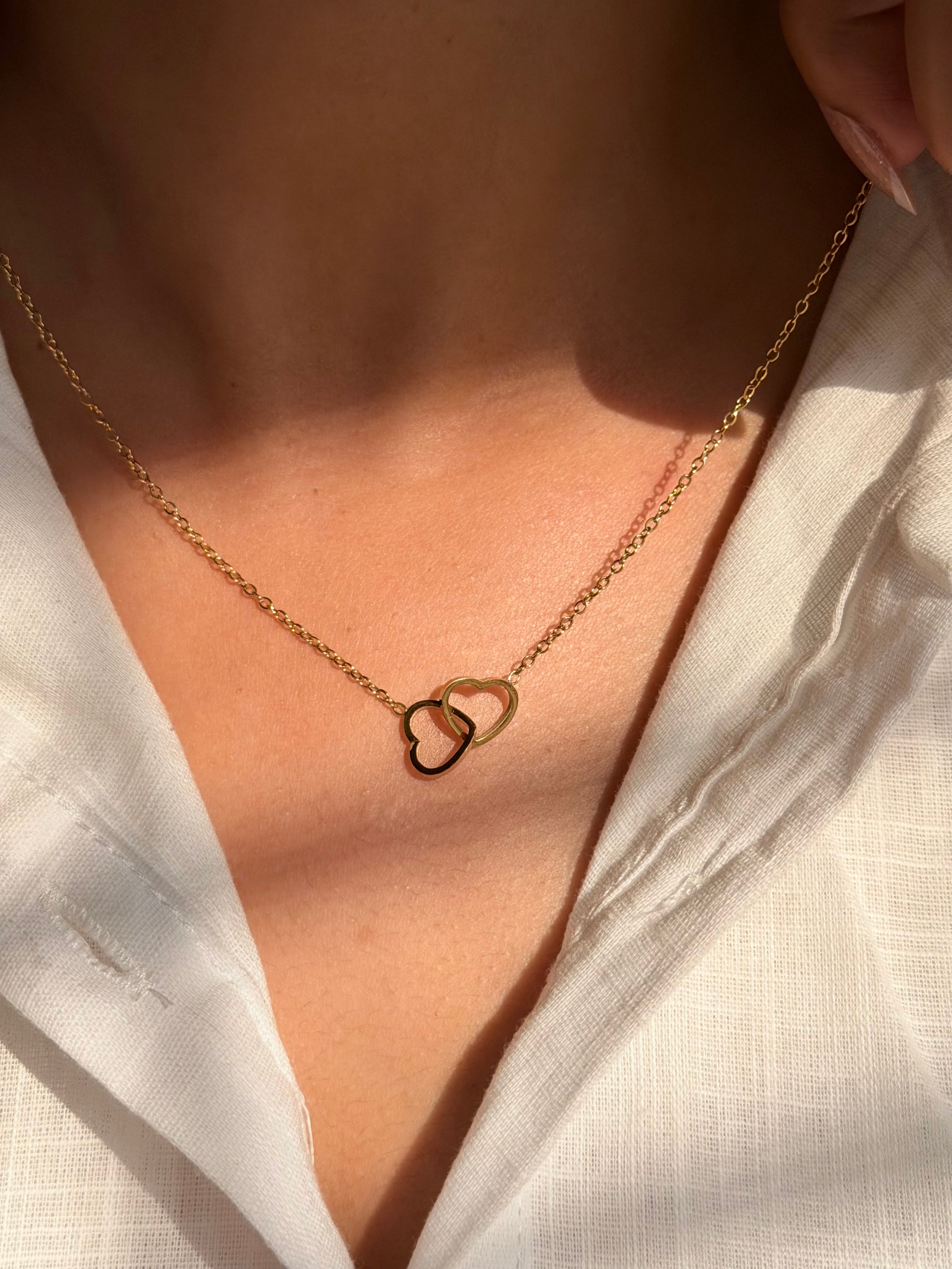 Interlocking Heart Neckchain