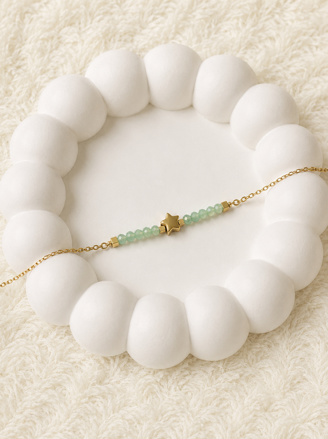 Coral Star Bracelet