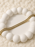 Golden Luxe Tennis Bracelet