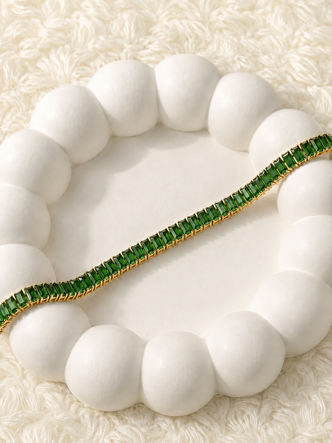 Emerald Tennis Bracelet