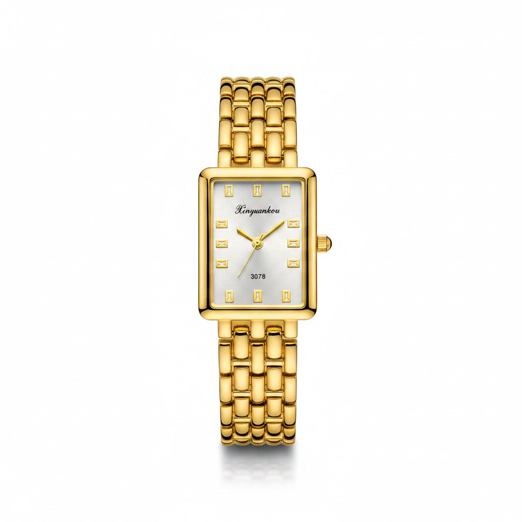 White Dial Vintage watch - Gold